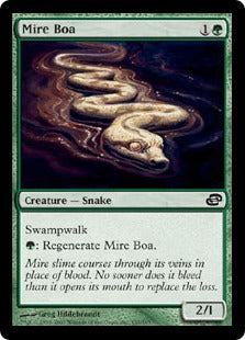 [143]【EN】【FOIL】マイアー・ボア/Mire Boa【PLC】[C][緑]