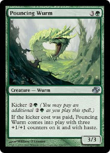 [144]【EN】飛びかかるワーム/Pouncing Wurm【PLC】[U][緑]