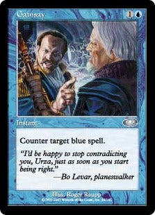 [026]【JP】【FOIL】反論/Gainsay【PLS】[U][青]