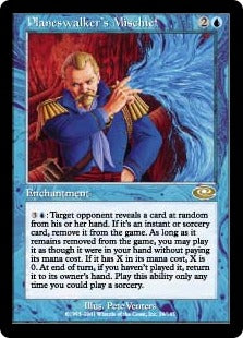 [029]【JP】プレインズウォーカーのいたずら/Planeswalker's Mischief【PLS】[R][青]