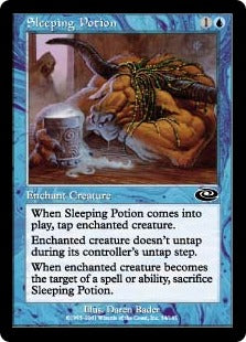 [034]【JP】【FOIL】眠りの秘薬/Sleeping Potion【PLS】[C][青]