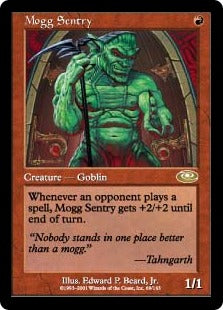 [069]【EN】【FOIL】モグの歩哨/Mogg Sentry【PLS】[R][赤]