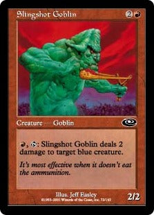 [072]【EN】【FOIL】パチンコ・ゴブリン/Slingshot Goblin【PLS】[C][赤]
