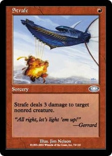 [073]【EN】【FOIL】掃射/Strafe【PLS】[U][赤]