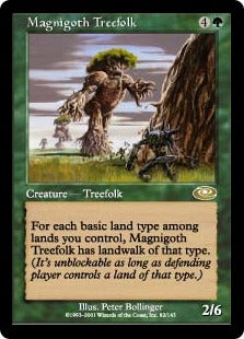 [082]【EN】マグニゴス・ツリーフォーク/Magnigoth Treefolk【PLS】[R][緑]