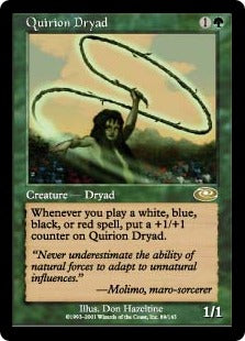 [089]【JP】【FOIL】クウィリーオンのドライアド/Quirion Dryad【PLS】[R][緑]