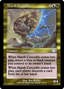[115]【EN】【FOIL】湿地のクロコダイル/Marsh Crocodile【PLS】[U][多色]