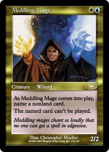 [116]【EN】【FOIL】翻弄する魔道士/Meddling Mage【PLS】[R][多色]