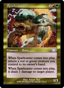 [126]【JP】【FOIL】火花を散らすもの/Sparkcaster【PLS】[U][多色]