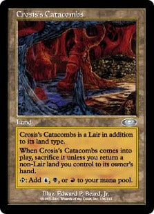 [136]【EN】【FOIL】クローシスの地下墓地/Crosis's Catacombs【PLS】[U][土地]
