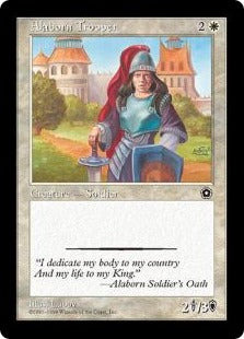 [004]【JP】アラボーンの強兵/Alaborn Trooper【PO2】[C][白]