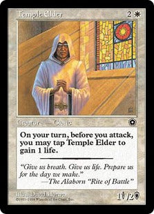 [024]【JP】寺院の長老/Temple Elder【PO2】[U][白]