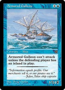 [033]【EN】装甲ガリオン船/Armored Galleon【PO2】[U][青]