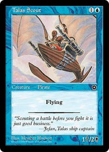 [052]【JP】タラスの斥候/Talas Scout【PO2】[C][青]