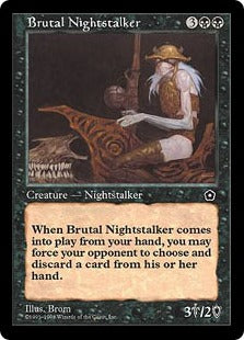 [064]【JP】粗暴な夜魔/Brutal Nightstalker【PO2】[U][黒]