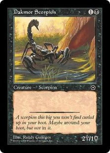 [070]【JP】ダクムーアの蠍/Dakmor Scorpion【PO2】[C][黒]