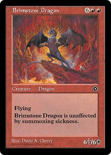 [092]【EN】硫黄のドラゴン/Brimstone Dragon【PO2】[R][赤]