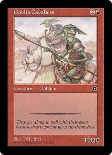 [095]【EN】ゴブリンの騎兵隊/Goblin Cavaliers【PO2】[C][赤]
