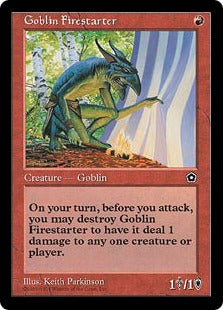 [096]【JP】ゴブリンの火つけ役/Goblin Firestarter【PO2】[U][赤]