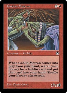 [100]【EN】ゴブリンの女看守/Goblin Matron【PO2】[U][赤]