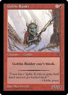 [103]【EN】ゴブリンの略奪者/Goblin Raider【PO2】[C][赤]
