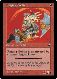 [114]【JP】怒り狂うゴブリン/Raging Goblin【PO2】[C][赤]