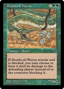 [125]【EN】死のとぐろのワーム/Deathcoil Wurm【PO2】[R][緑]