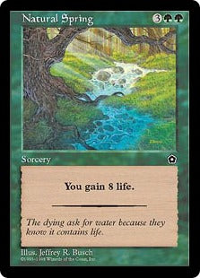 [134]【JP】自然の泉/Natural Spring【PO2】[C][緑]