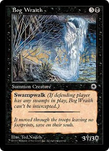 [083]【EN】沼の悪霊/Bog Wraith【POR】[U][黒]