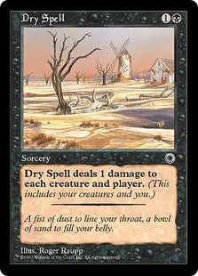 [090]【EN】乾きの呪文/Dry Spell【POR】[U][黒]