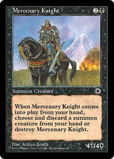 [099]【EN】傭兵騎士/Mercenary Knight【POR】[R][黒]