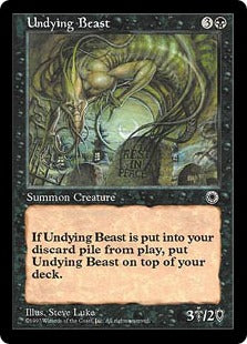 [113]【JP】死せざる魔獣/Undying Beast【POR】[C][黒]