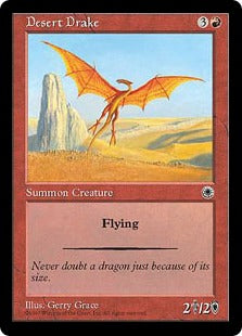 [122]【EN】砂漠のドレイク/Desert Drake【POR】[U][赤]