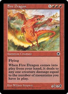 [125]【JP】炎のドラゴン/Fire Dragon【POR】[R][赤]