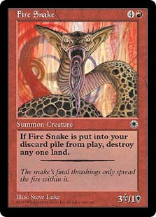 [127]【JP】炎の大蛇/Fire Snake【POR】[C][赤]