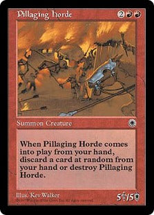 [142]【EN】略奪の大軍/Pillaging Horde【POR】[R][赤]