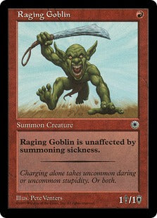 [145]【JP】怒り狂うゴブリン/Raging Goblin(FTあり)【POR】[C][赤]
