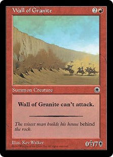 [155]【EN】花崗岩の壁/Wall of Granite【POR】[U][赤]