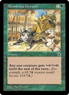 [173]【EN】超巨大化/Monstrous Growth(FT無し)【POR】[C][緑]