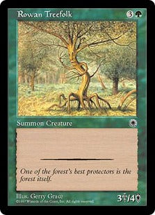 [184]【JP】ナナカマドのツリーフォーク/Rowan Treefolk【POR】[C][緑]