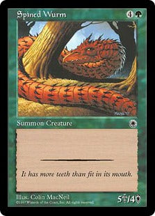 [185]【EN】針刺ワーム/Spined Wurm【POR】[C][緑]
