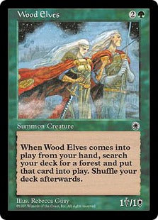 [195]【EN】ウッド・エルフ/Wood Elves【POR】[R][緑]