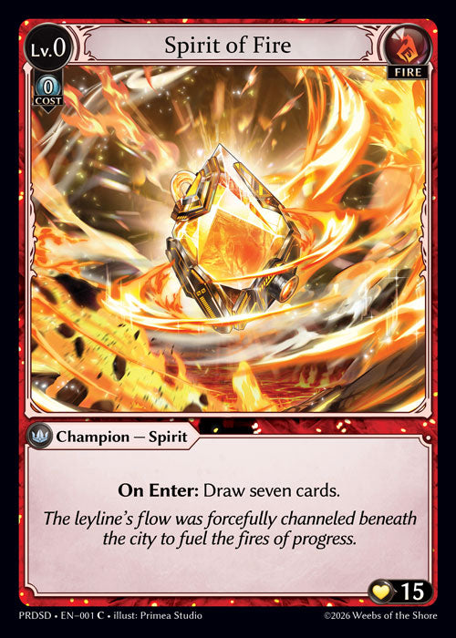 [001]【EN】Spirit of Fire【PRDSD】[C][Fire]