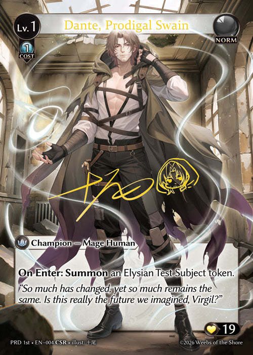 [004]【EN】【FOIL】Dante, Prodigal Swain【PRD1st】[CSR][Norm]
