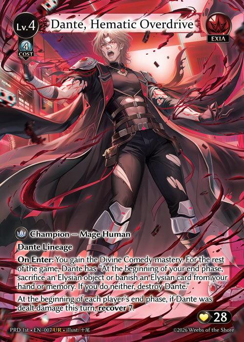 [007]【EN】Dante, Hematic Overdrive【PRD1st】[UR][Exia]