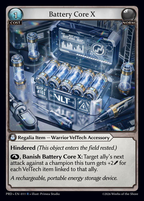 [011]【EN】Battery Core X【PRD】[R][Norm]
