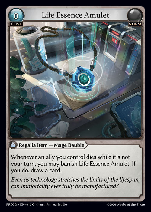 [012]【EN】Life Essence Amulet【PRDSD】[C][Norm]