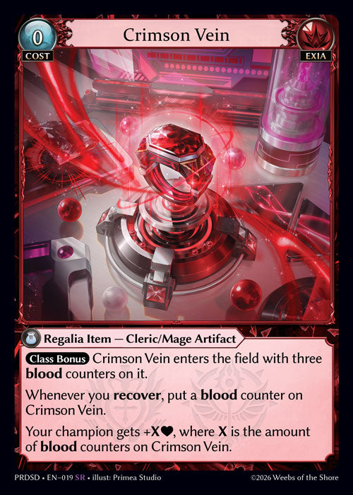 [019]【EN】Crimson Vein【PRDSD】[SR][Exia]