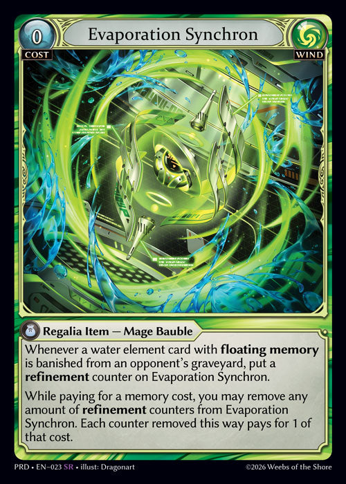 [023]【EN】【FOIL】Evaporation Synchron【PRD】[SR][Wind]
