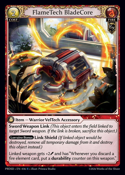 [036]【EN】FlameTech BladeCore【PRDSD】[R][Fire]